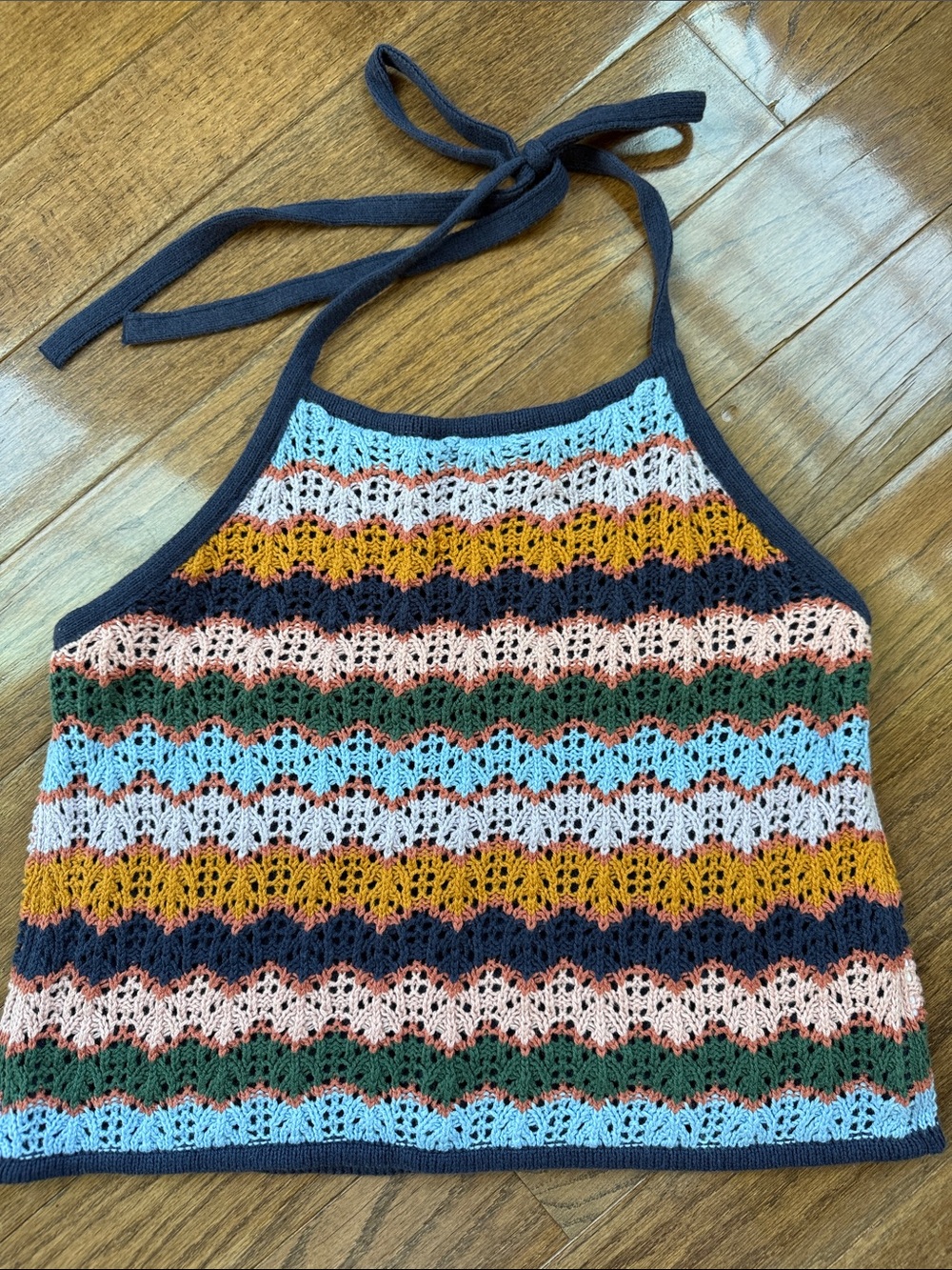 American Eagle Crochet Halter Top